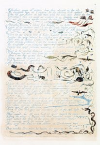 「ヨーロッパ：予言」からのイラスト、ランベス、1794（紙にインクとトイレ） 作： William Blake